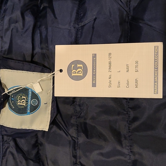 Bleu Grandeur Coat - Picture 6 of 9